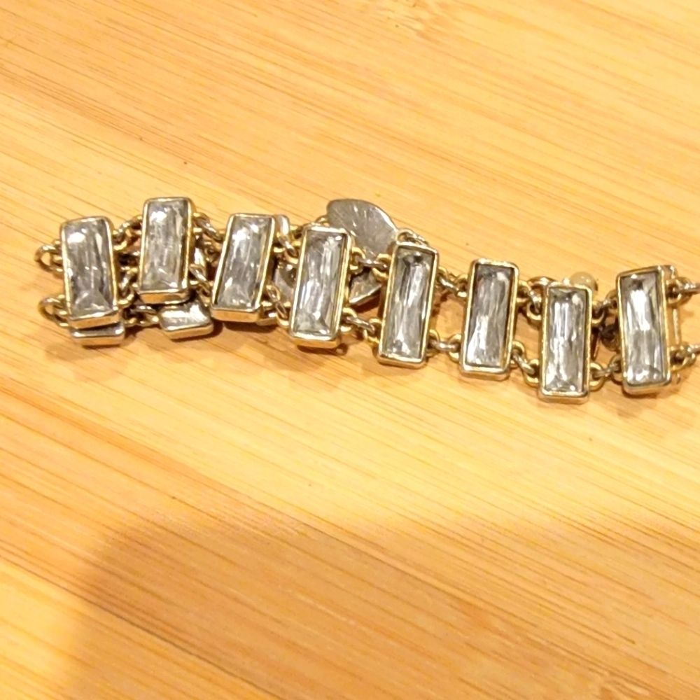 Gold and CZ Bracelet